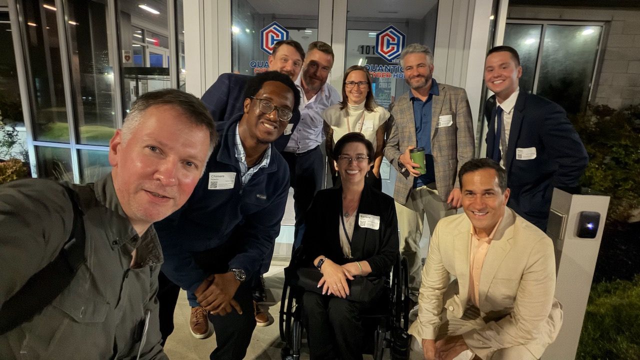 Panel discussion at a community tech event
